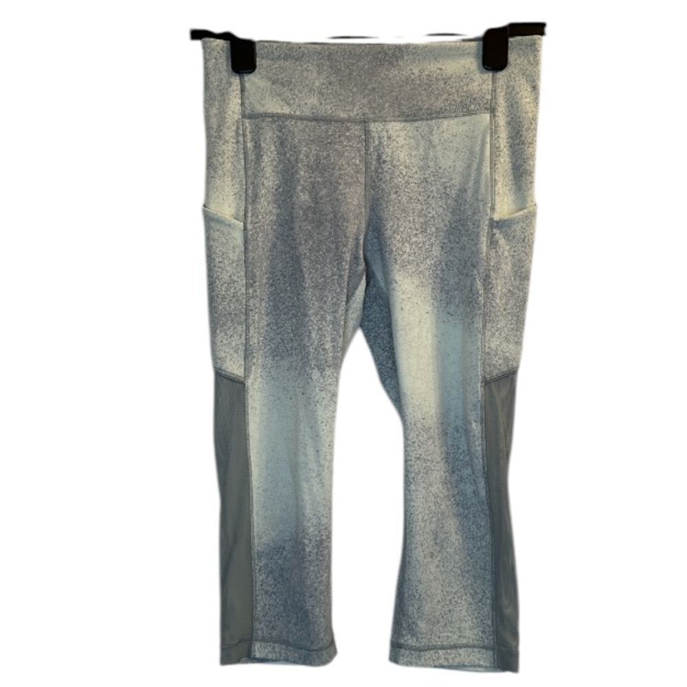 LULULEMON Speed Up Crop Mesh 21" Ocean Spray Gray Cast